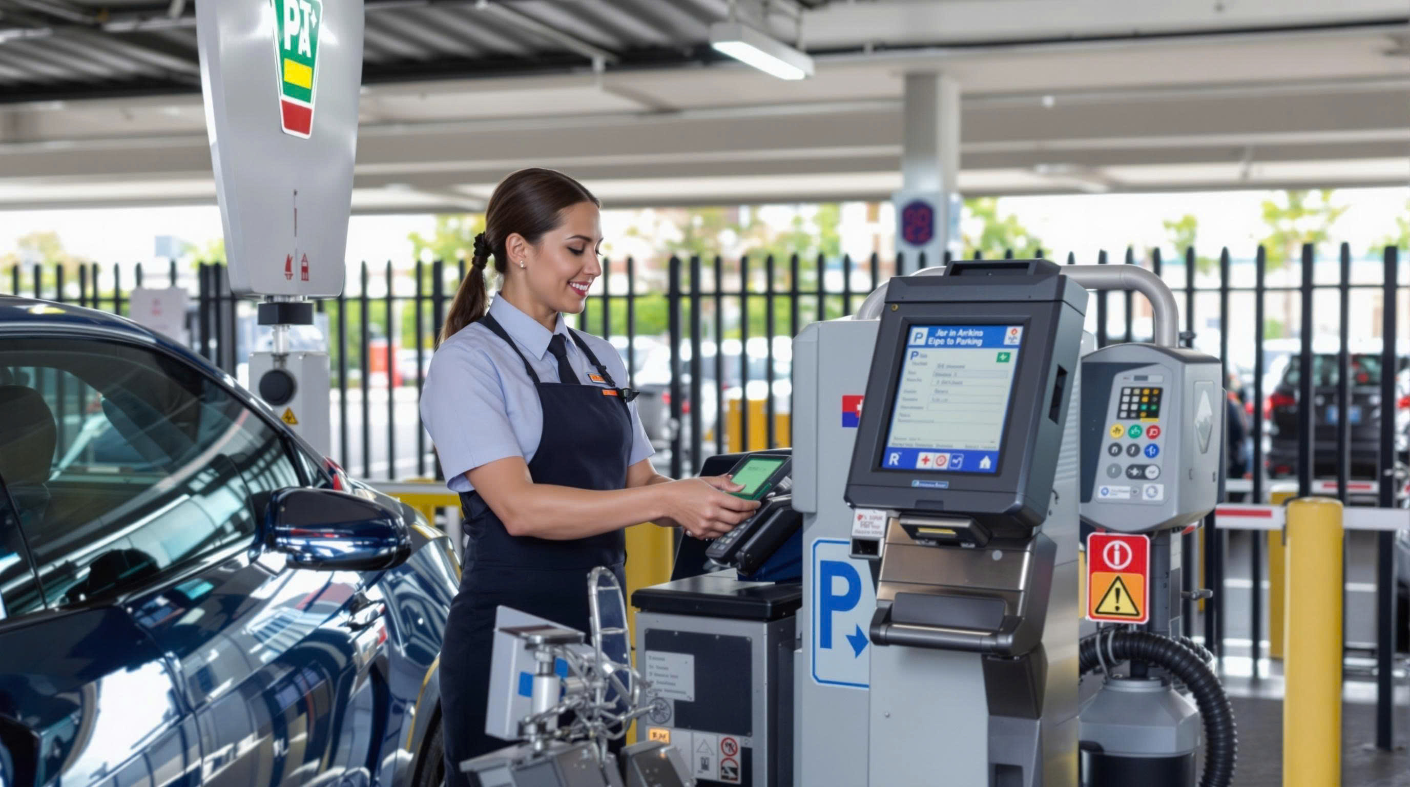 Nhân sự giữ xe Total Parking